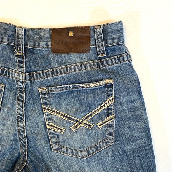 Cody James Core Mens Classic Straight Jeans Blue Stretch Medium Wash Denim 32x34 - Picture 8 of 10